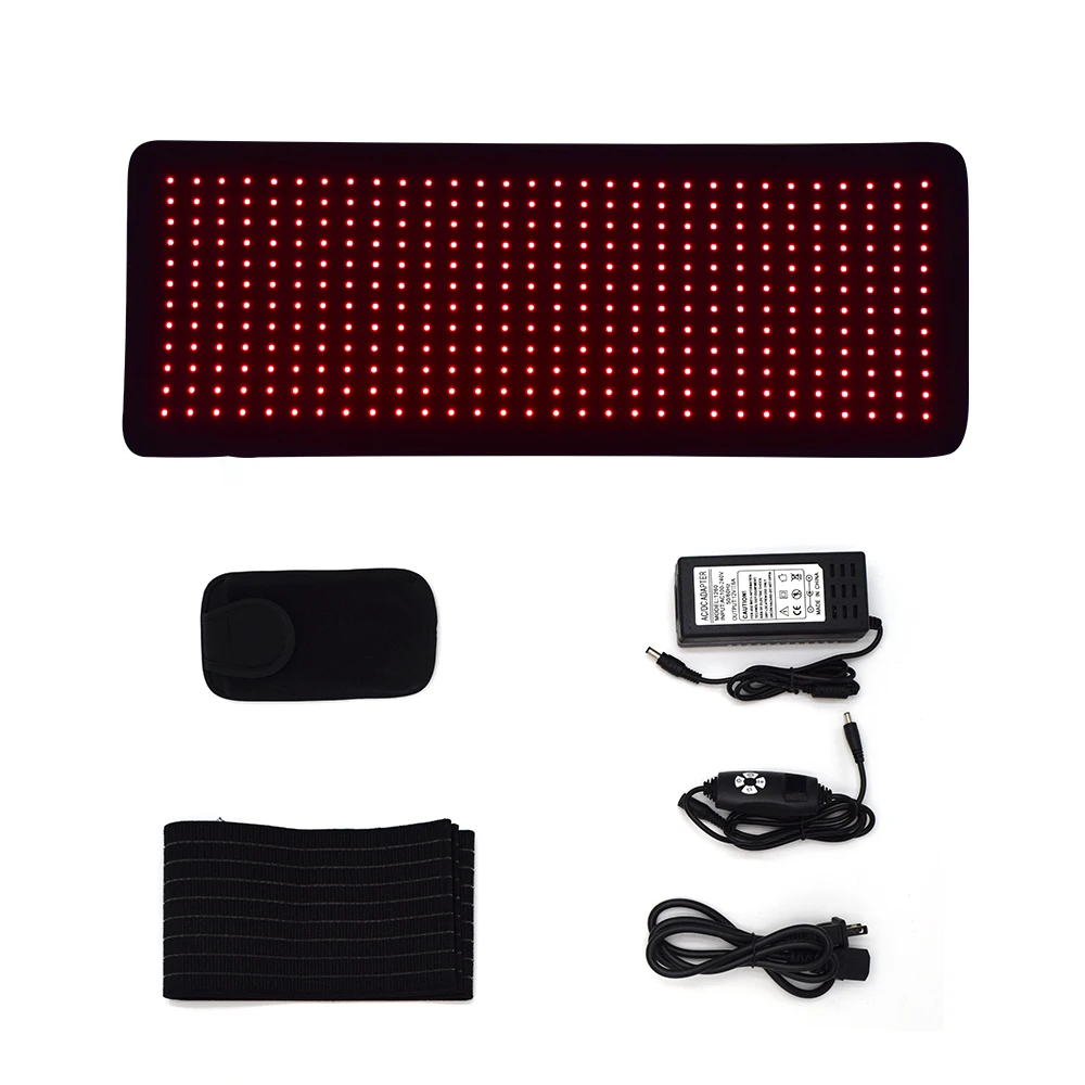 Hot Sale Red Light Therapy Pad for Body Pain Relief LED 660 850nm Wearable Wrap Deep Therapy Belt