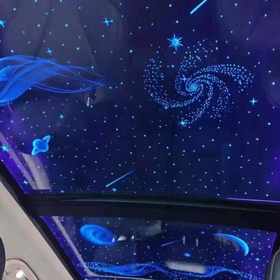 Visfilm sunroof starry sky window glass film for car skylight