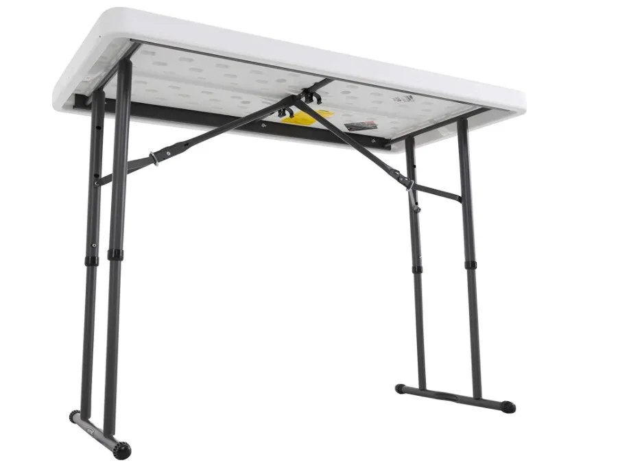 2021 hot selling plastic metal outdoor table balcony folding camping table portable folding picnic table with chairs