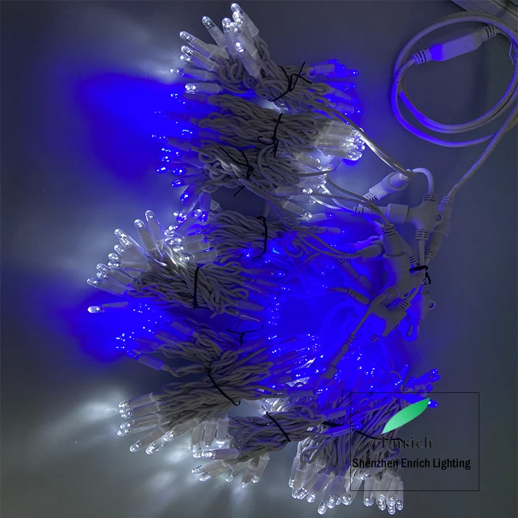 Rubber Wire LED String Light Outdoor Decorative Light for Garden Patio