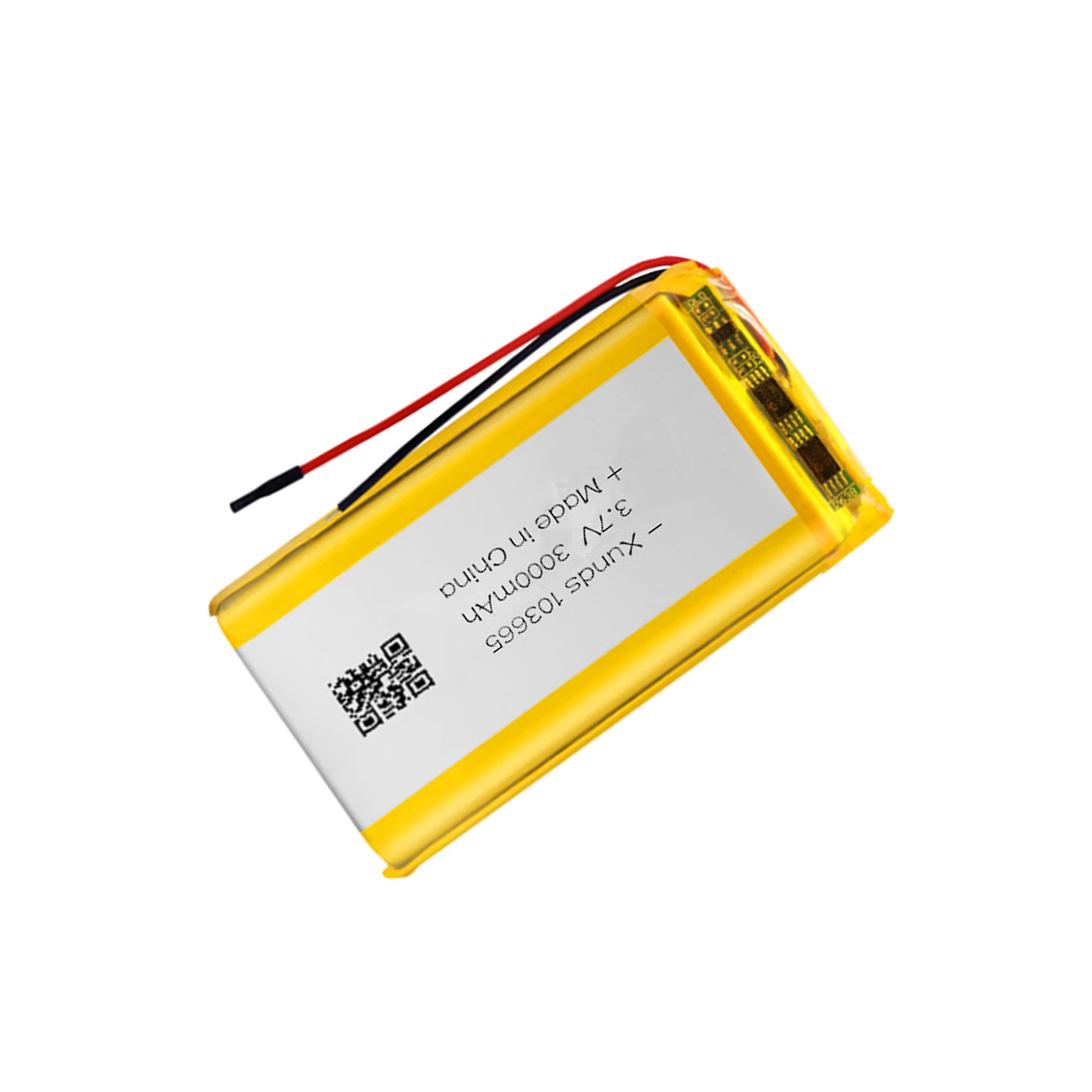 Lithium Polymer Battery 103665 3.7v Rechargeable Lipo Battery Large Capacity 3000mah Silver Sea Individual Box Package 500 Times
