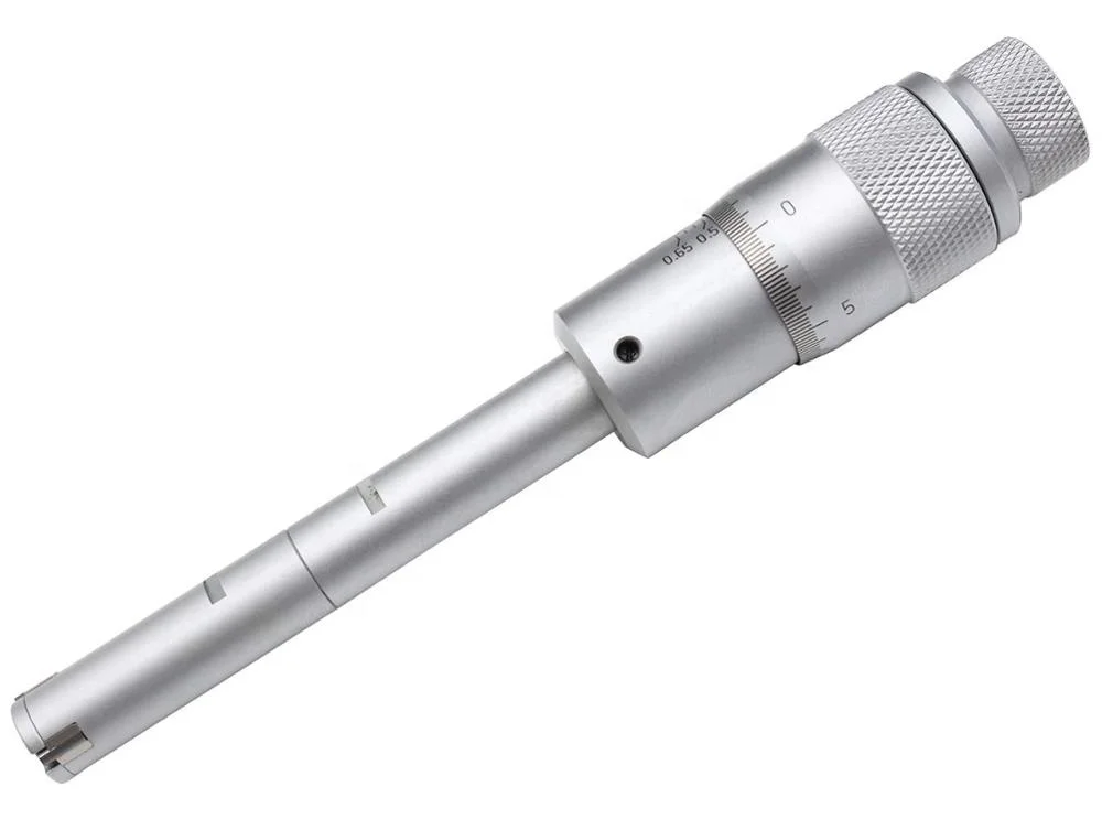 Профессиональный Точный трехточечный внутренний микрометр, диапазон измерения внутри 6-8 мм 0,275-4 дюйма