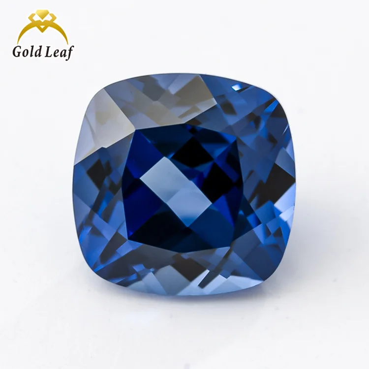Goldleaf оптовая продажа сертификат GRC лабораторные драгоценные камни огранка королевский синий лабораторный Сапфир свободные