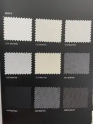 Remote control electric motorized steel wire side outdoor roller blind