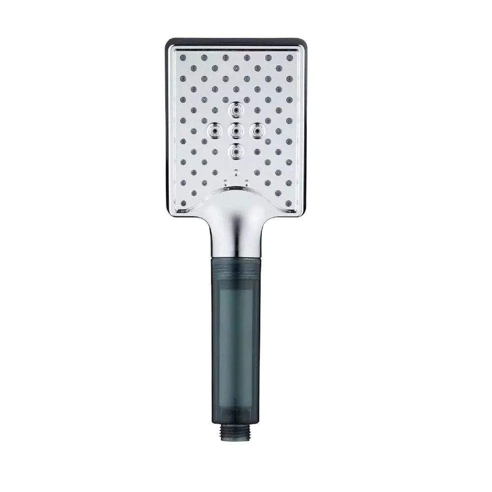 Wholesale Cheap 3 Function Rain Oxygen Spray Square High Pressure Filter ABS Plastic Shower Head