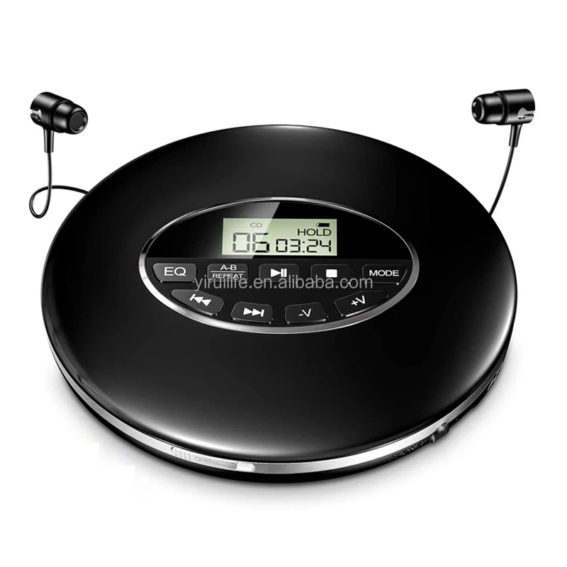 Headphone,Anti-Skip  CD Walkman for Kids, Car and Travel, AUX Output