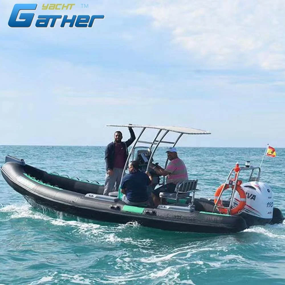 
Gather Yacht China Inflatable best-selling pvc rib boats for fishing 