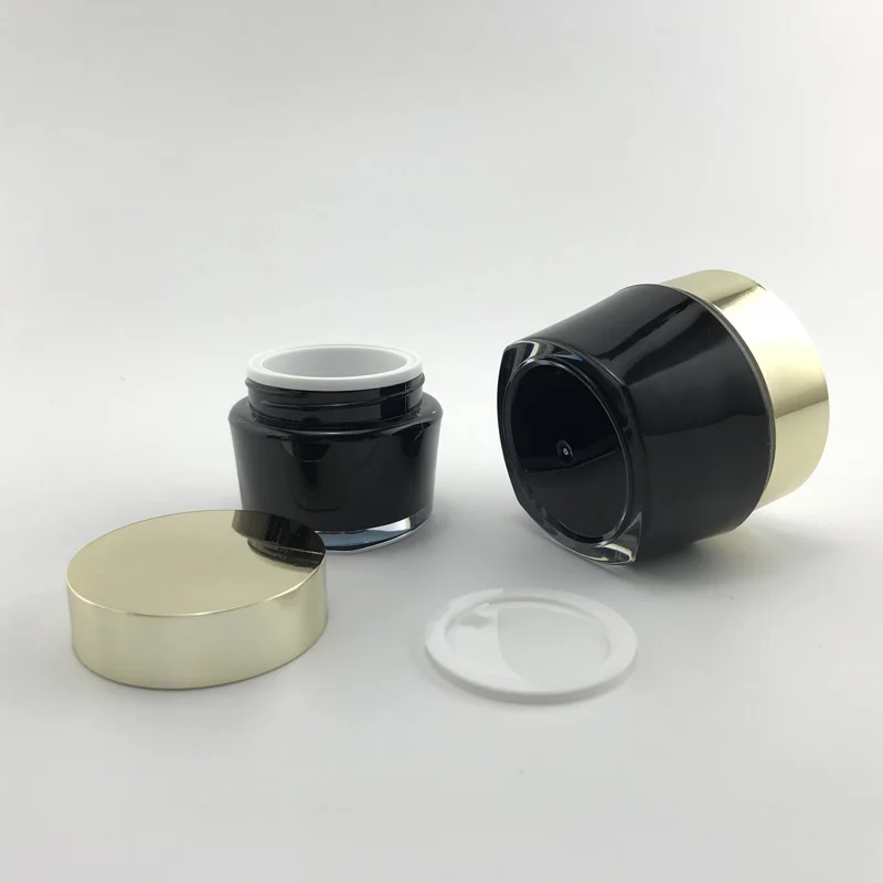 30 г 50 г Серебряная пластиковая банка/50 г красная Косметическая банка металлический Серебряный цвет пластиковая Косметическая банка