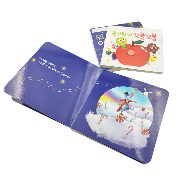 New Design OEM Custom Baby Cardboard Activity Book Printing Children Board Educational Kids Early Learning Books