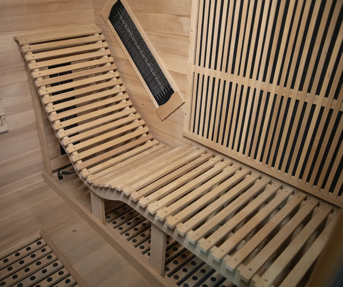 1 person luxury wood sauna personal home use far infrared sauna room