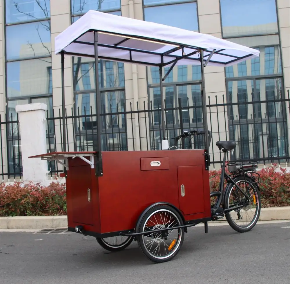 Food Beverage Factory Mobile Coffee Cart Bike Food Cart