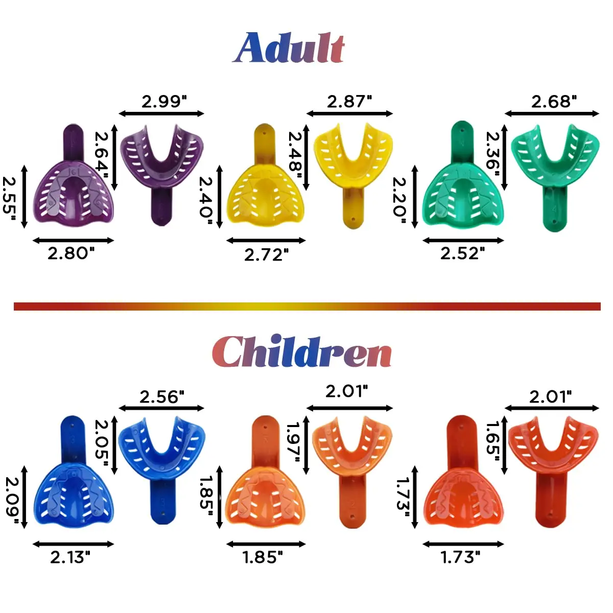 Dental Impression Tray Oral Hygiene Product for Enhanced Cleaning and Protection