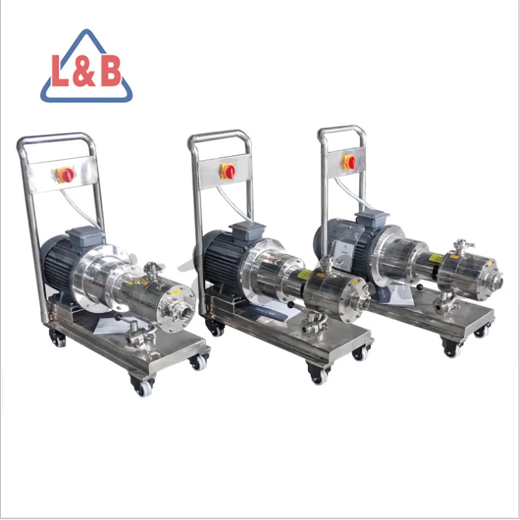 industrial in circulation working smoothie stainless steel multi-functional high speed shearing homogenizing emulsifying mixer