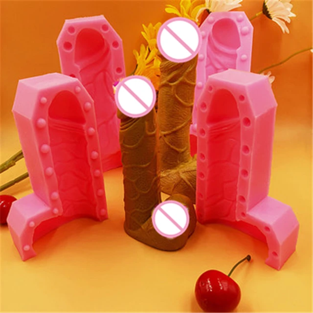 L7275 DIY silicone mold for candle making men body penis candle mold 3d silicone candle mold