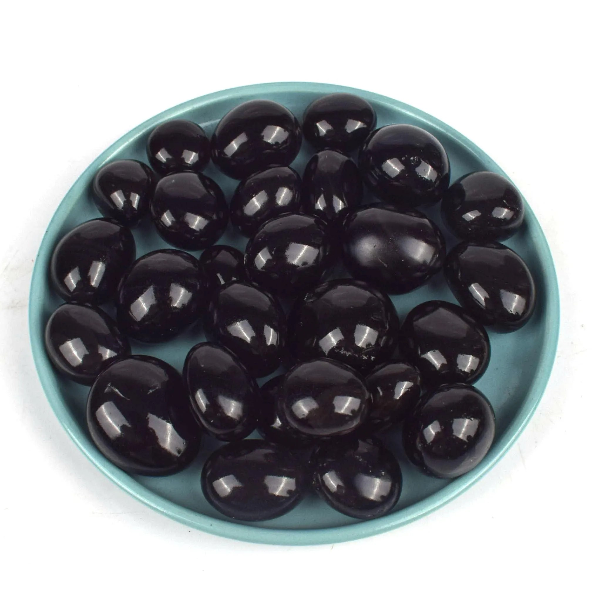 Factory Price Natural Crystals Tumbled Stone Apache Tear Ice Obsidian Freeform Chips Gravel Polished For Decoration