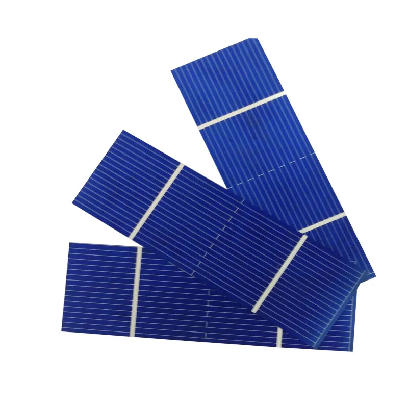 100pcs micro mini Solar cells panels 0.5V 0.46W Polycrystalline Silicon Solar panels DIY Cell Phone Charging Battery 52