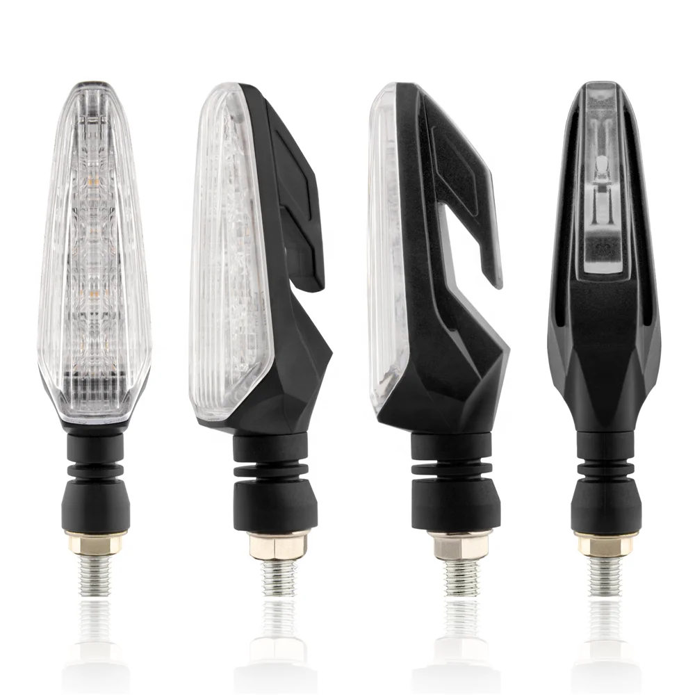 Double-sided light-emitting Led Turn Light Two-color Lens Motorcycle Turn Signal Lamp Indicator