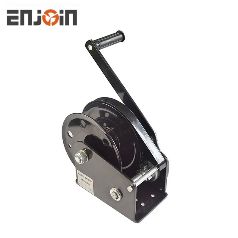 ENJOIN Manual Hand Winch 1200lbs, Brake Hand Winch Lifting 545kgs