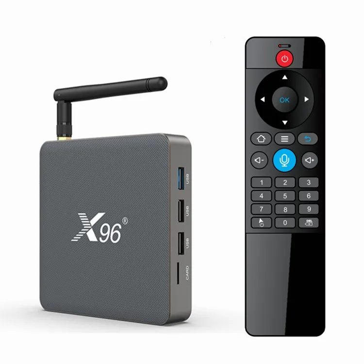 8K UHD Android 11.0 TV Box X96 X6 with Powerful Chipset Rockchip RK3566 BT-Voice Remote Control 8GB+64GB/128GB