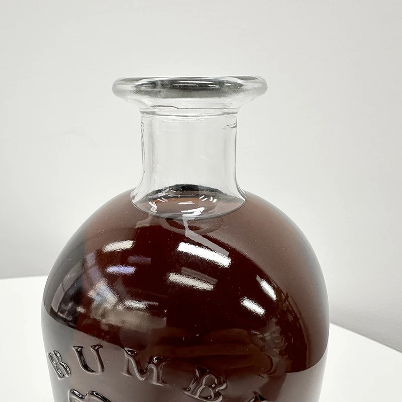 New Design Pirate King Captain Bumbu Original Unique Clear Drink Rum Whisky Brandy Spirit Glass Bottles