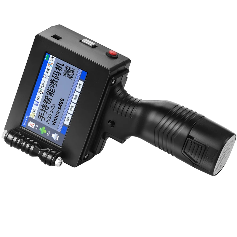 600DPI large character Handheld portable printer Hand expiry date inkjet Printing machine