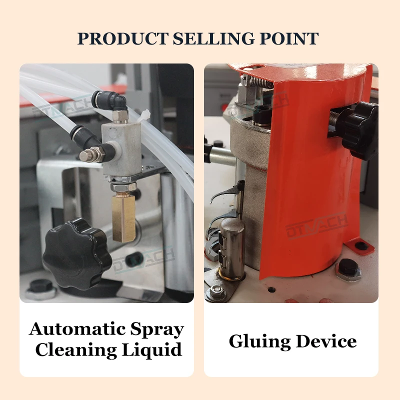 DTMACH Высокоскоростной автоматический кромкооблицовочный станок, деревообрабатывающий станок, ПВХ панели, мебель, деревообработка, изогнутые Кромкооблицовочный станок