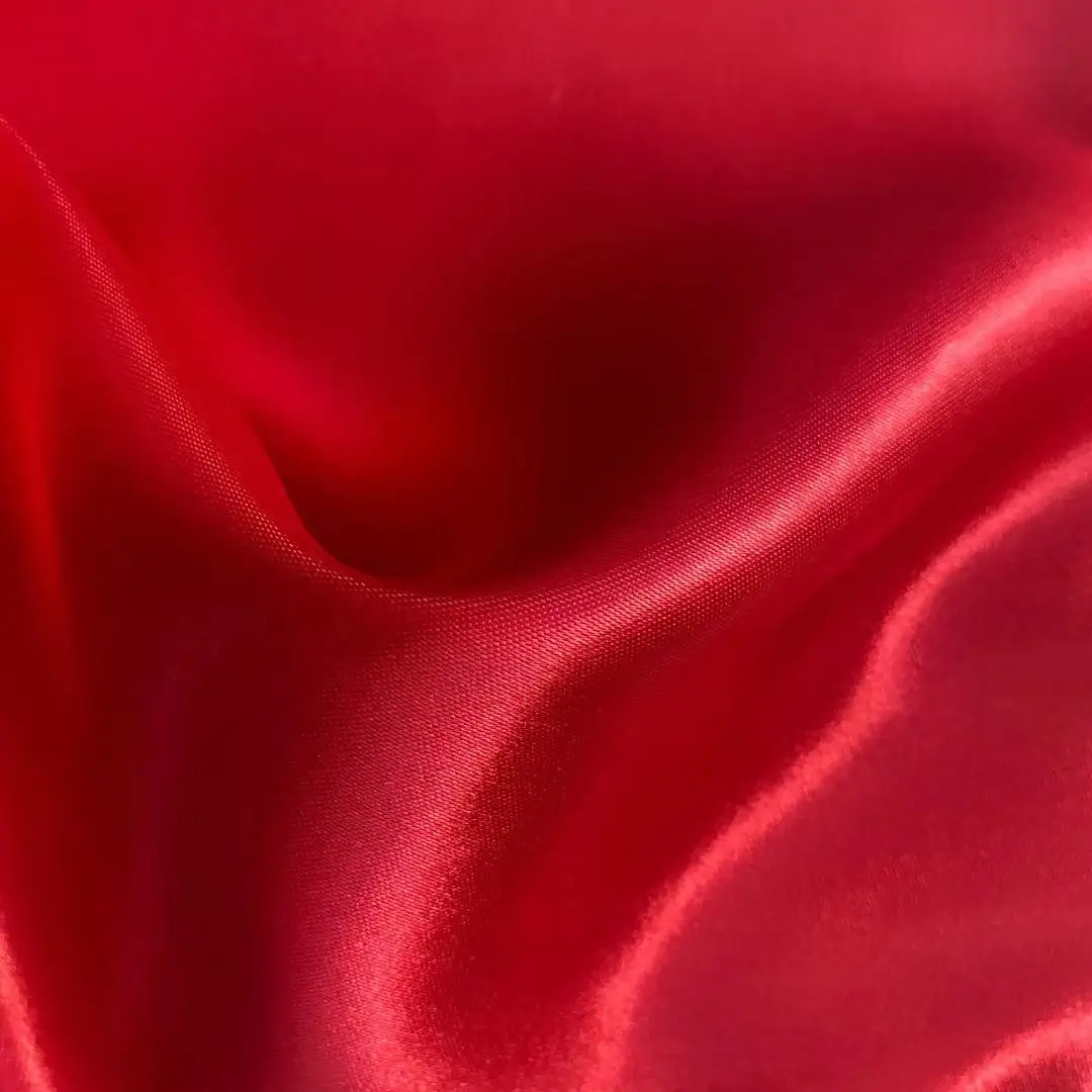 Hot selling  silver satin fabric for wedding on good price