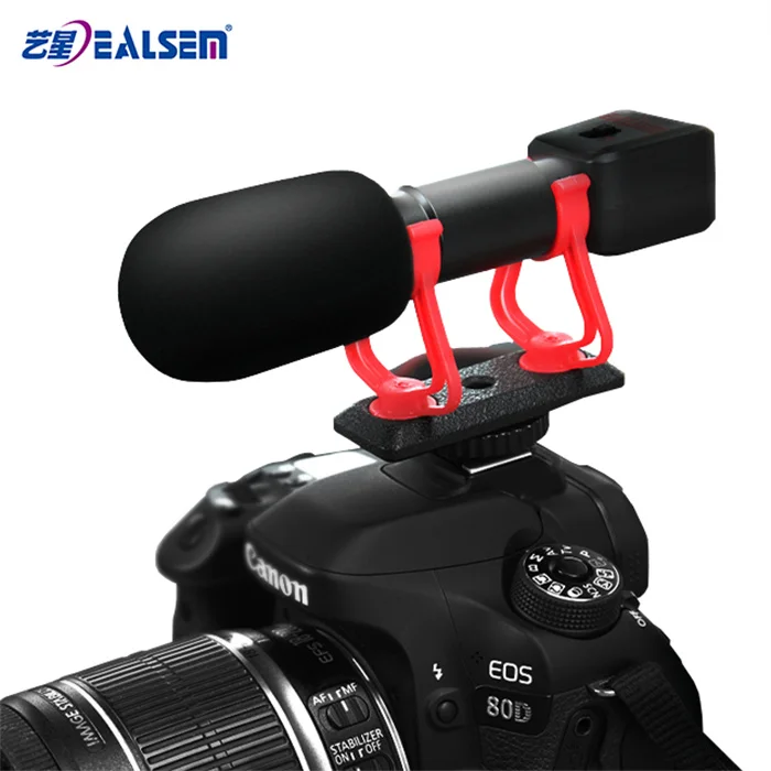 EALSEM High-end portable custom logo boom microphone for camera