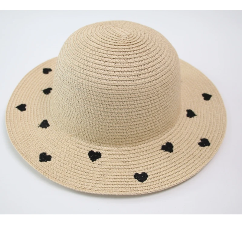 ND007  Handmade Paper Hat Body Wide  Brim  Raffia Straw Hat Bodies Outdoor Beach Sombrero  Natural Paper Cap