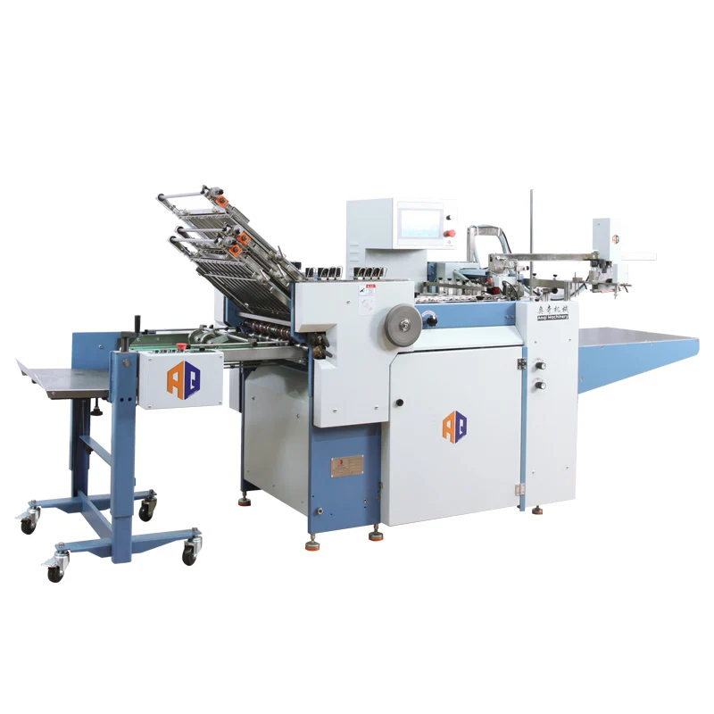 Electronic Double Sheet Detector Origami Paper Folding Machine Paper Folding Machine for Pharmaceutical Leaflets AQ Paper Folder