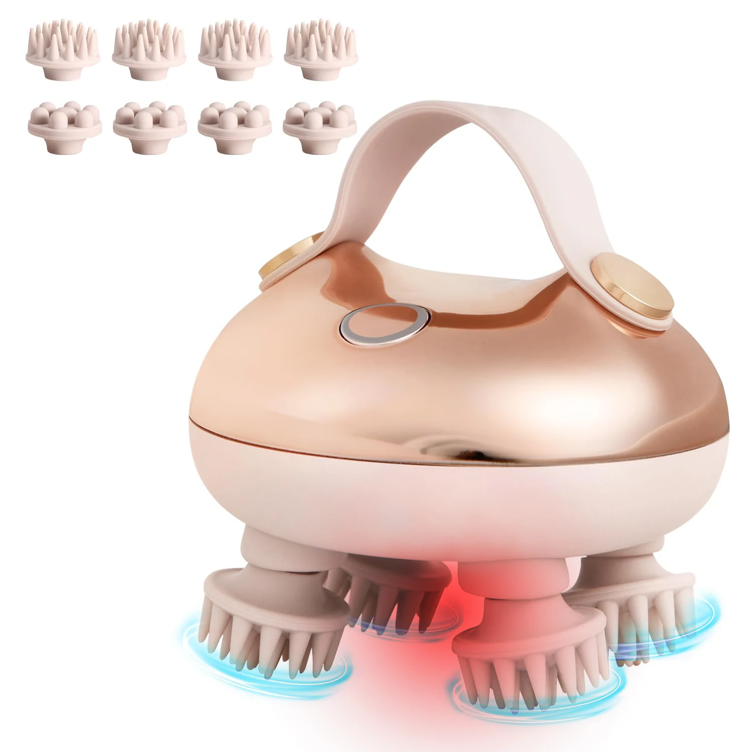 Massage Cuir Chevelu Head Spa Vibration Infrared Scalp Care Massager Logo Device Electric Dog Cat Pet Massager Tools