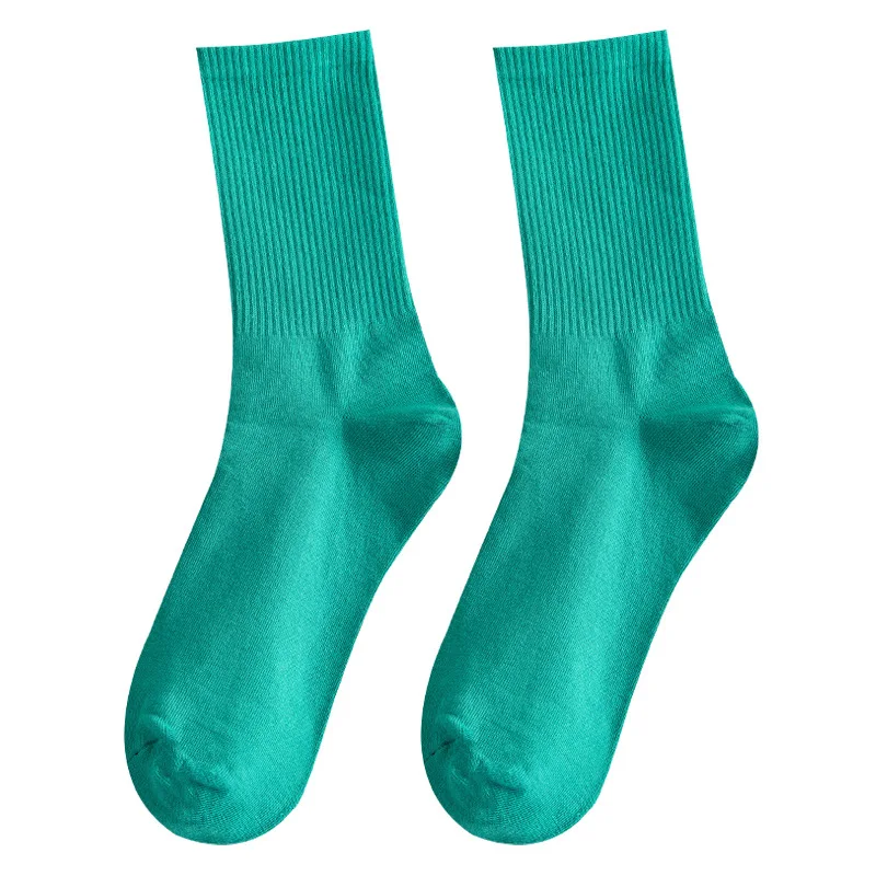 Colorful Ladies Socks Cotton Tube Custom Tube High elastic Sport Slouch Socks for Women Wholesale