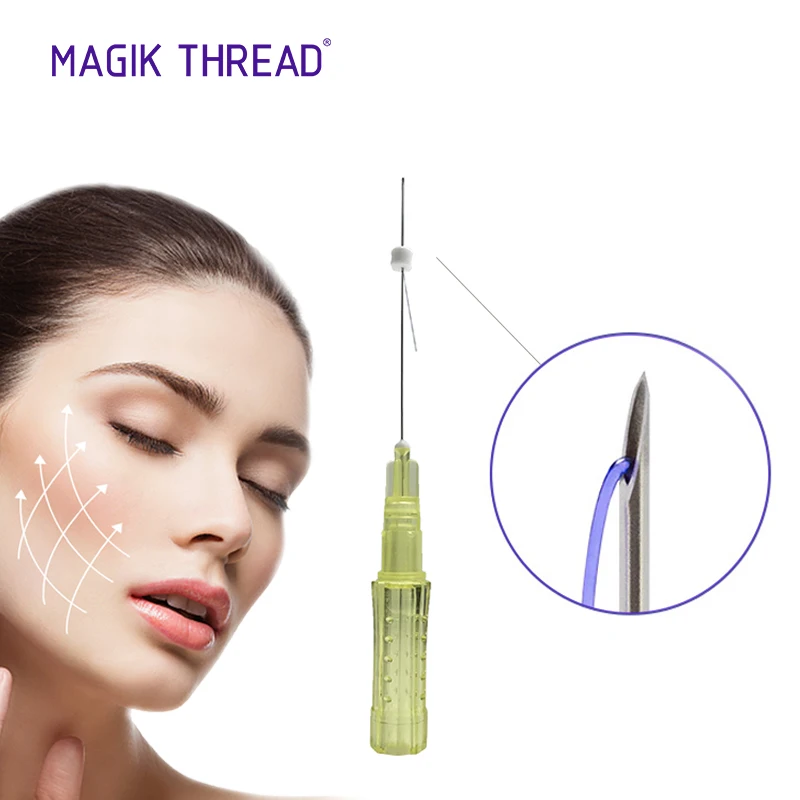  Резьба Magik 30 г 25 мм моно гладкая Дерма ПДО резьбовой подъемник для глаз Корея v-образные