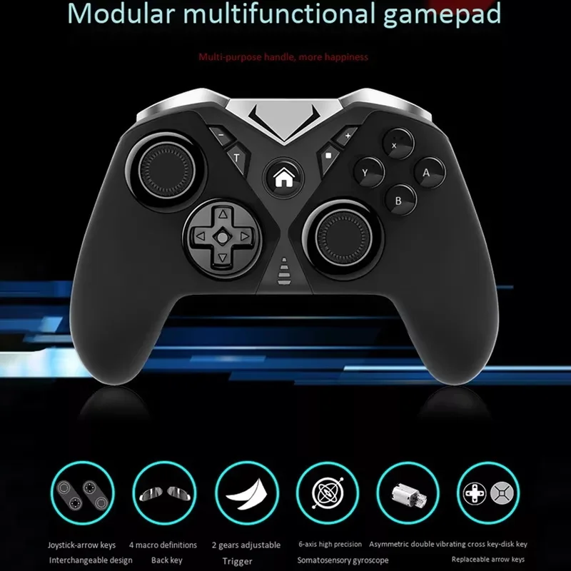 Wholesale BT Wireless Controller Gamepad for NS Switch Pro/Lite 6-Axis Somatosensory Custom Programming Joystick for PS3/PC/IOS