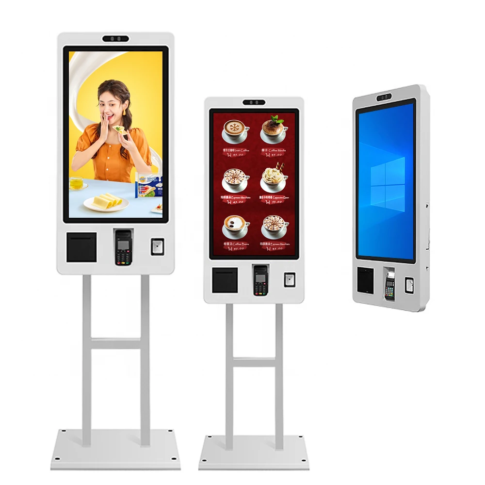 Self Service Payment Checkout Machines Printing Touch Screen Vending Ordering Library Supermarket Self Kiosk
