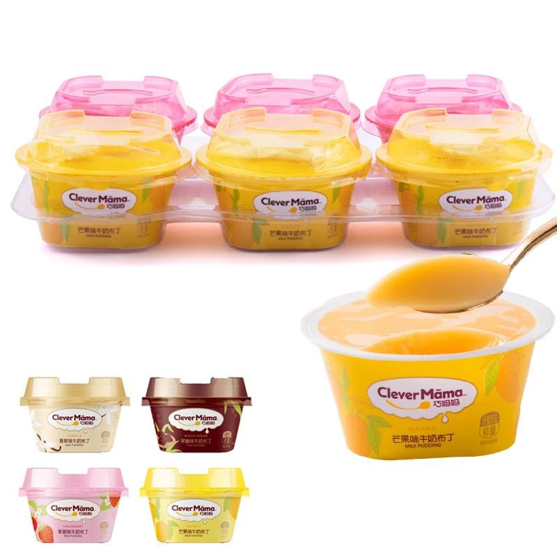 70g Mini Gelatinas Non Dairy Creamer Mango Pudding Prebiotic Fruit Konjac Jelly