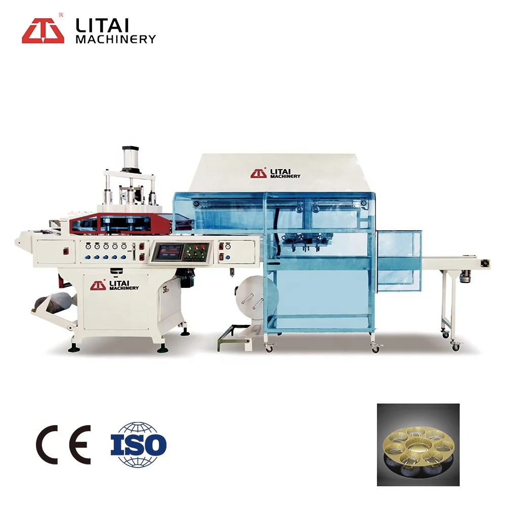 Factory Direct Sales Full Automatic Bops Food Grade Plastic Biscuit Box Thermoforming Machine Without Stacker