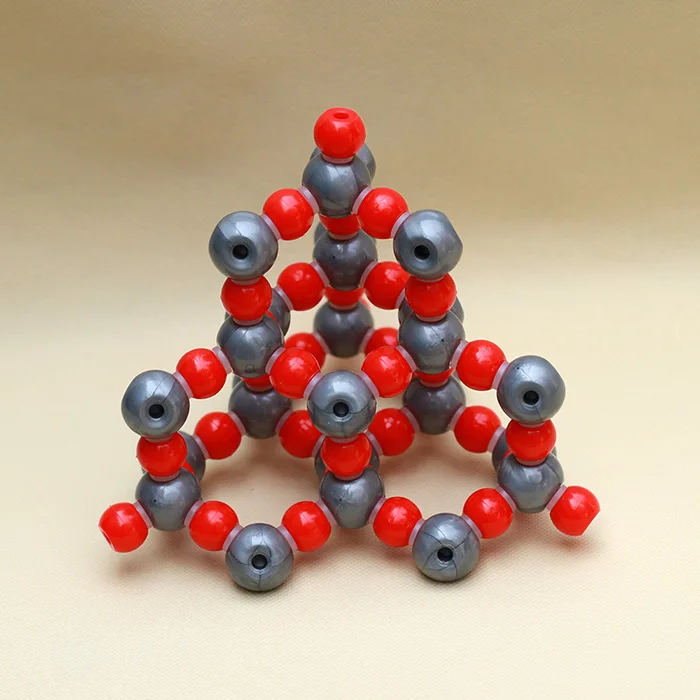 Gelsonlab HSCM-043 Covalent Crystal Model of Silicon Dioxide SiO2 Molecular structure model