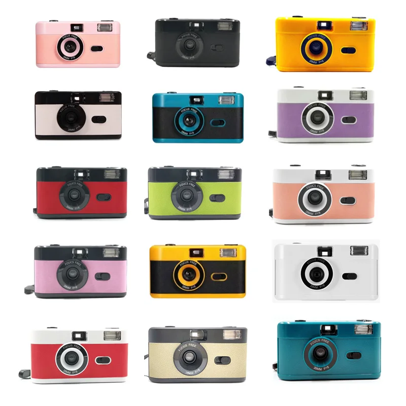 None Disposable Film Camera 35MM Vintage Retro Re-loaded Film Reusable Camera Without Movie