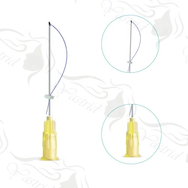 High quality yastrid pdo threads lifting smooth mono 25g 120mm with needle type