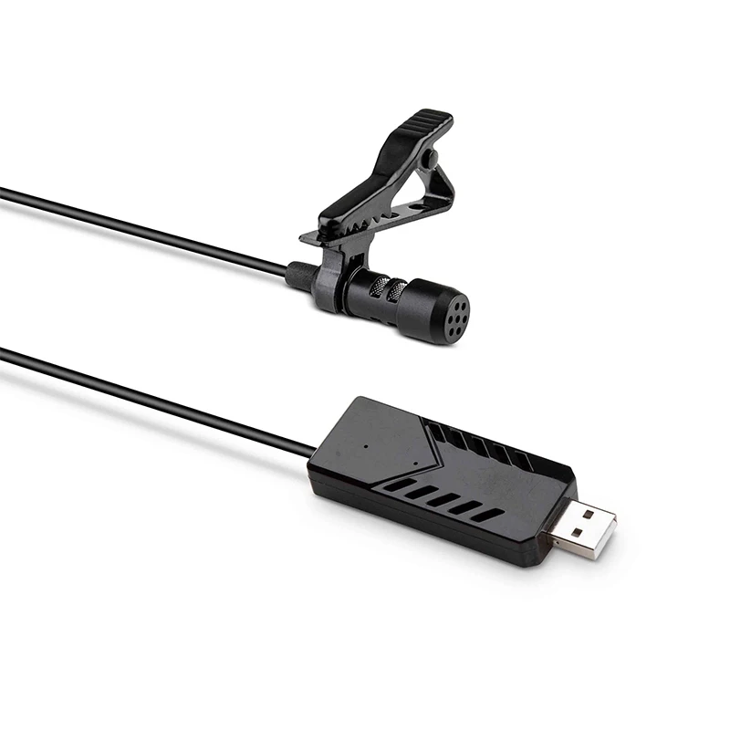 USB Omnidirectional Lavalier Microphone Computer For Yoga TikTok game Live broadcast