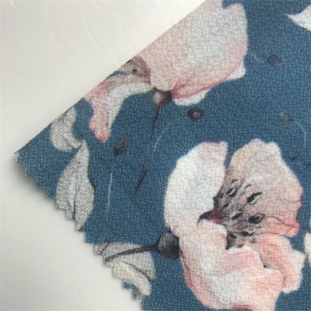 
Cheap polyester seersucker digital printing fabric fashionable flower printing fabric 