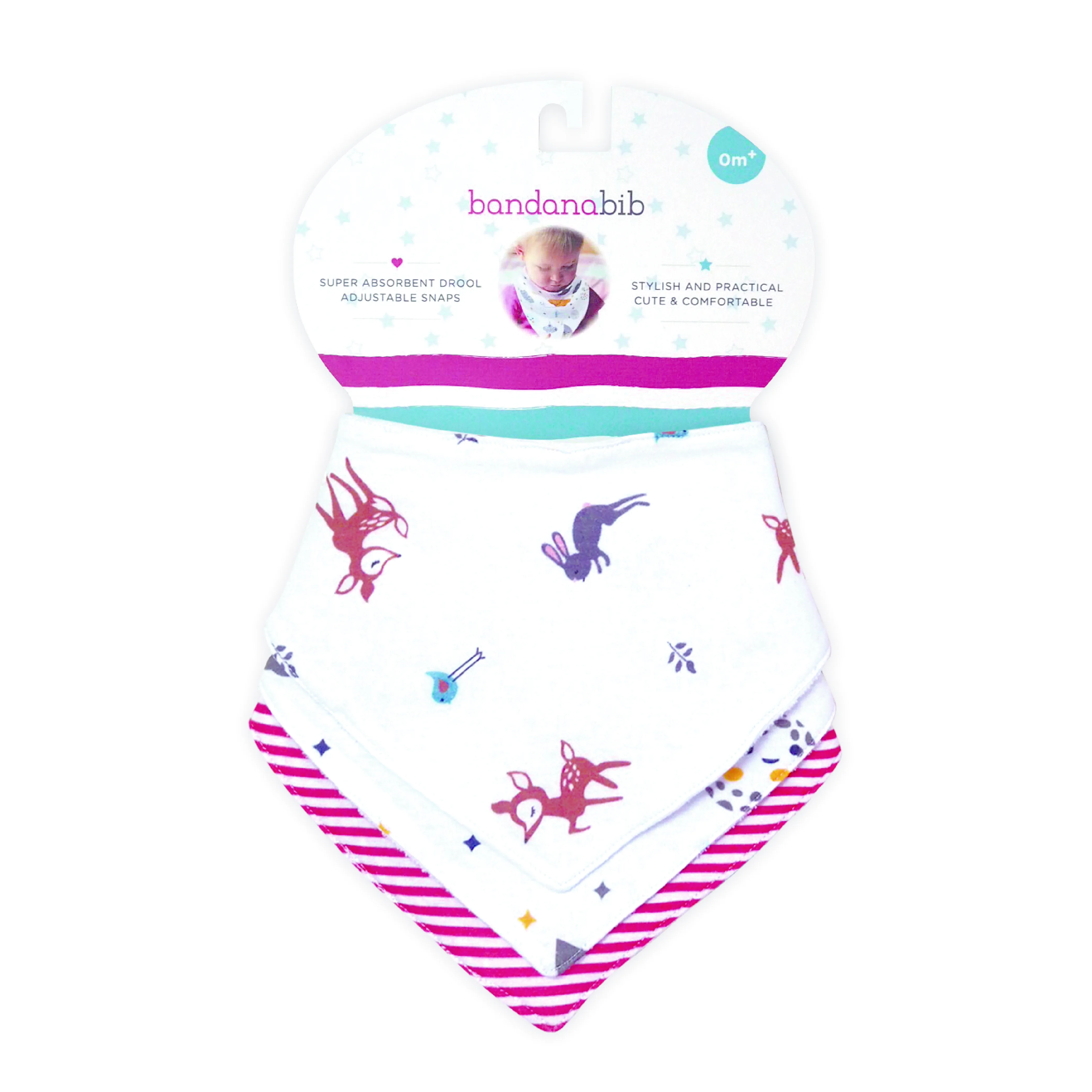 Amazon in stock organic cotton bib display hanger cardboard packaging paper wrap gift box baby bibs packaging boxes