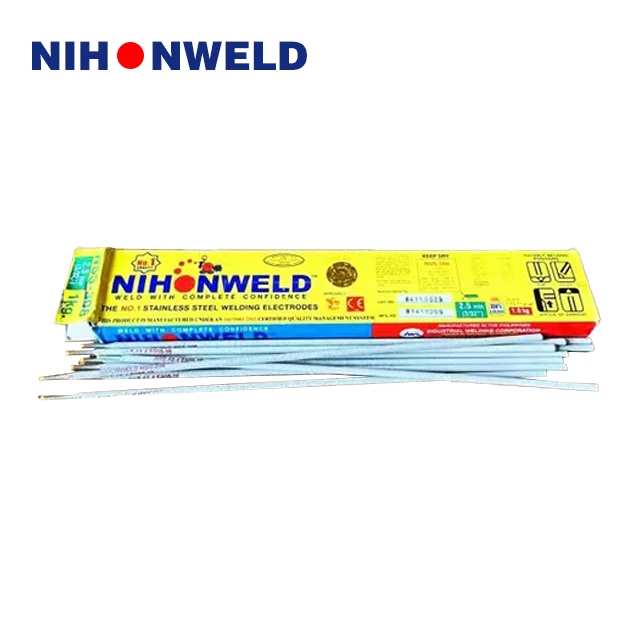 1kg Pack NihonwNeld NSS-308 Stainless Steel Welding Rod Electrode (Size:2mm 2.5mm 3.2mm 4mm )