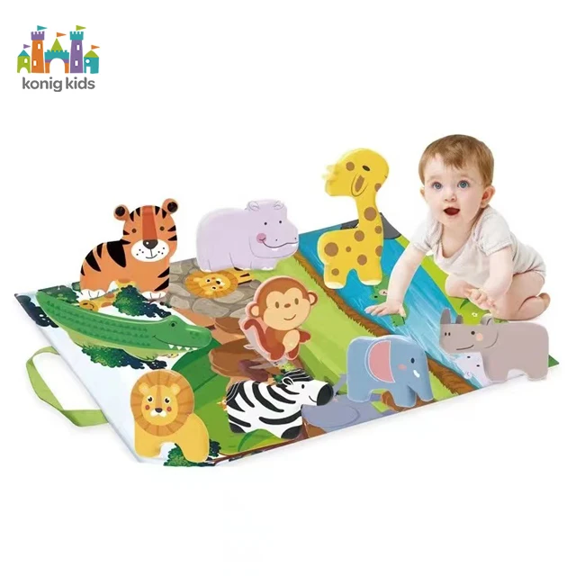 Забавный игровой коврик Konig для детей от производителя Bebes, детский игровой коврик, детская игрушка, развивающая детская игрушка, тренажерный зал