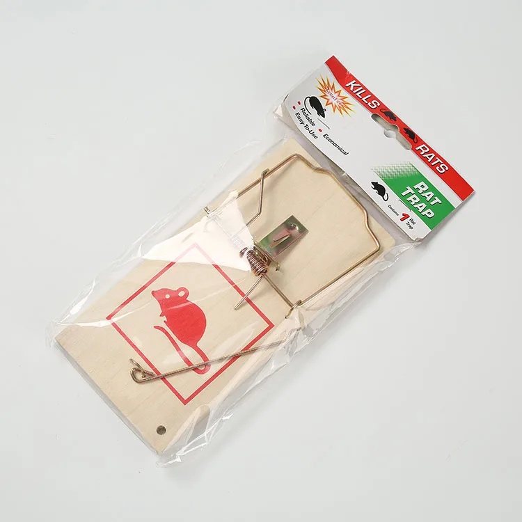 OEM Reusable Indoor Outdoor Easy Use Wooden Mouse Trap, Wooden Rat Trap, Wood Mouse Trap