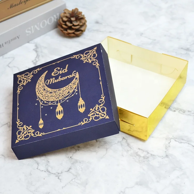  Moon star mosque ramadan decoration laser engraved eid mubarak packaging