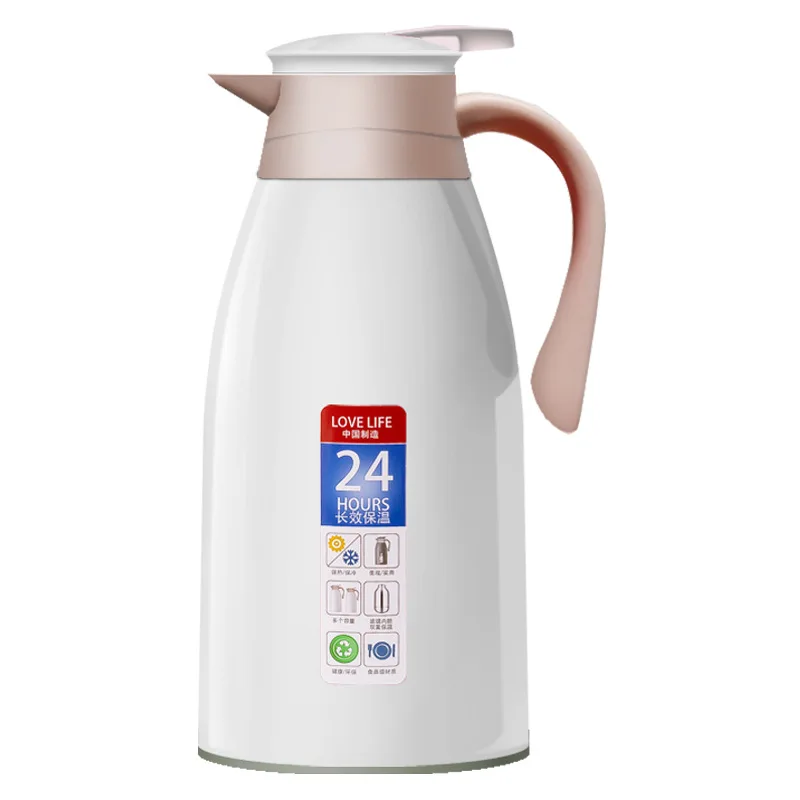 Glass Liner Insulated Kettle Large-capacity Thermos Household Hot Water Bottle Warmer Portable Thermos Pot