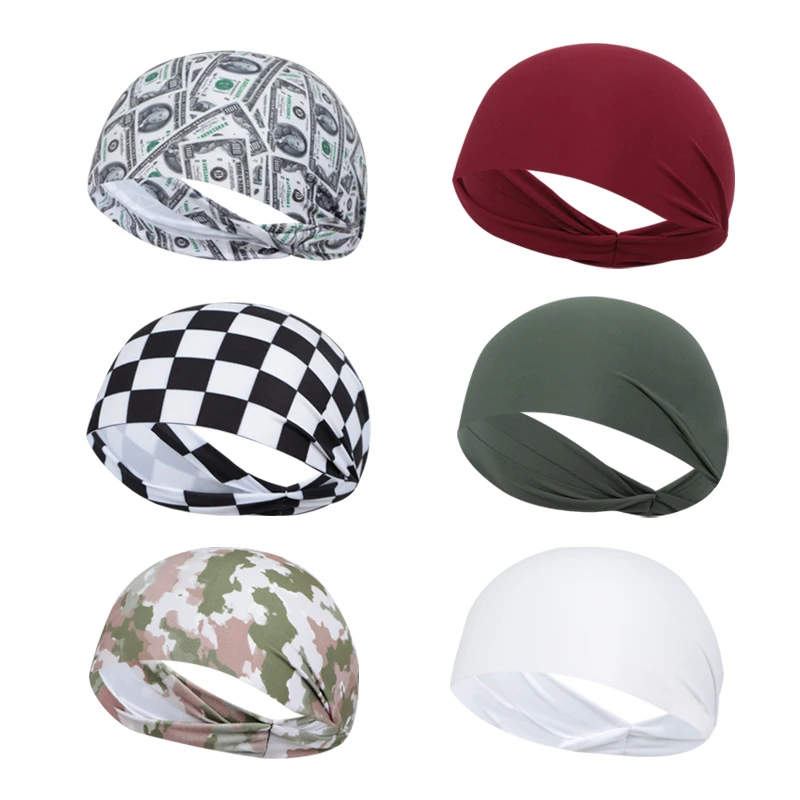 Custom Headband Kids Hair Accessories Women Sports Yoga Head Band Men Cold  Head Sweatband