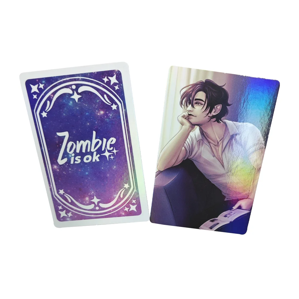 Factory Price Pink Shiny Printing Cute Pattern Paper Card  hologram concert tickets